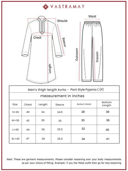 Men's Pista Green Embroidered Kurta with Palazzo